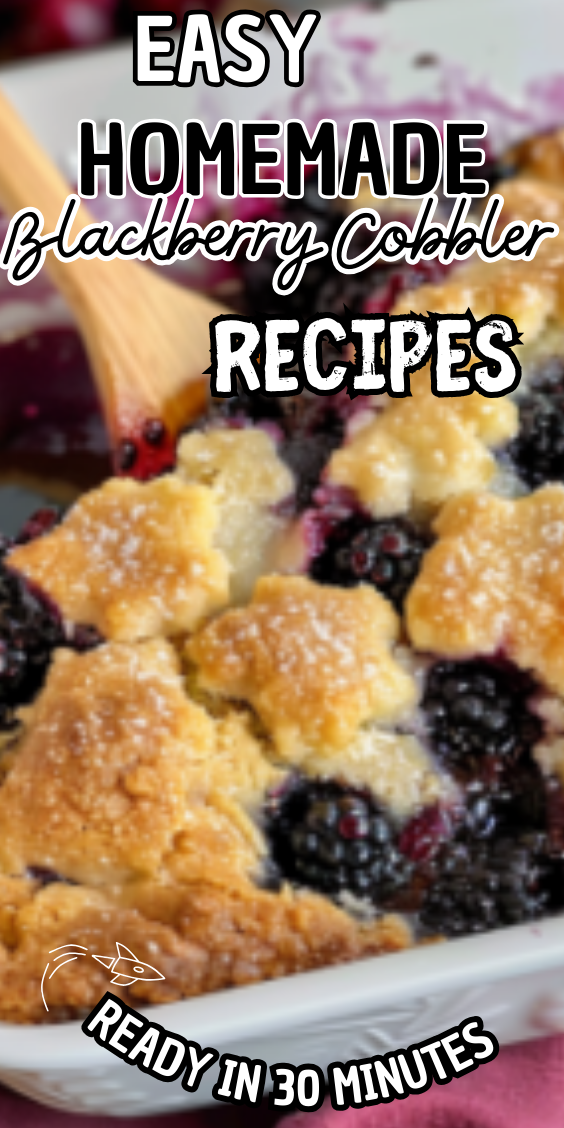 Easy Homemade Blackberry Cobbler