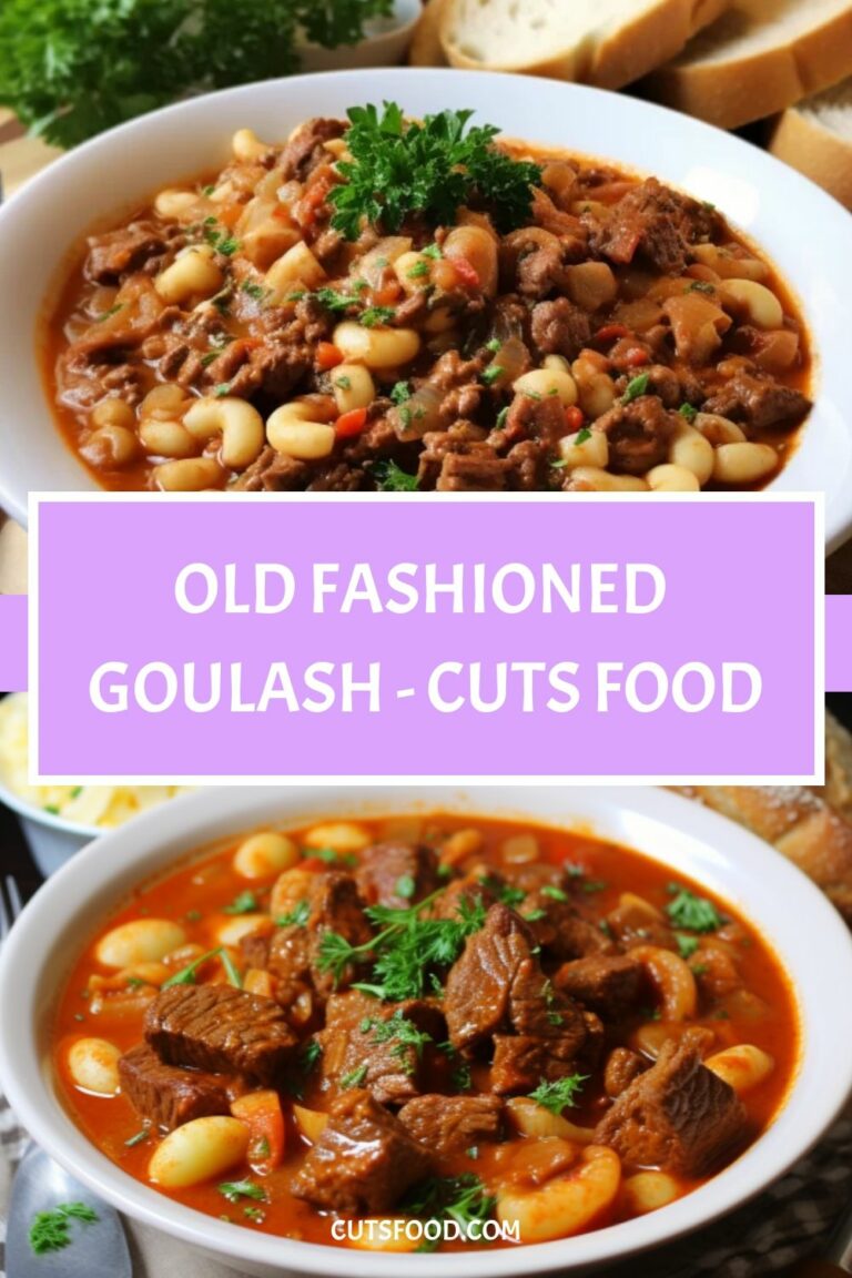 OLD FASHIONED GOULASH – Cuts Food