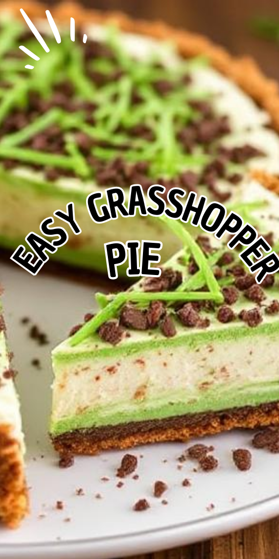 Easy Grasshopper Pie