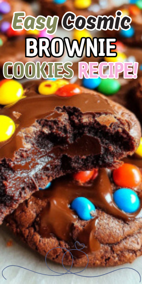 Easy Cosmic Brownie Cookies