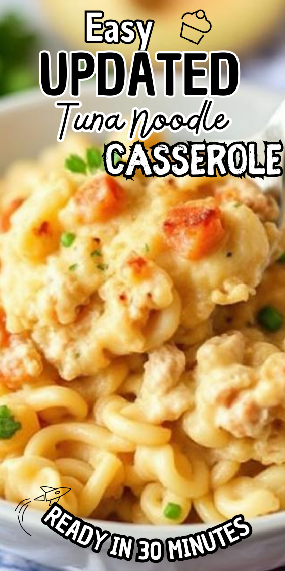 Easy Updated Tuna Noodle Casserole