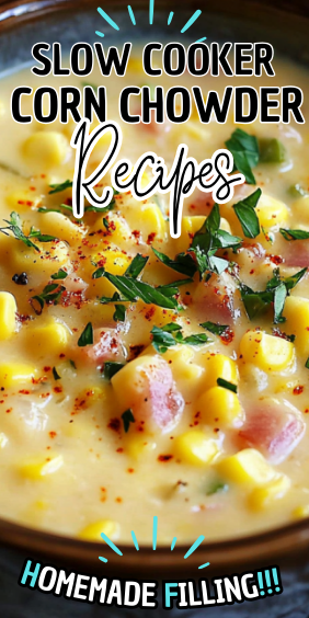 Easy Slow Cooker Corn Chowder