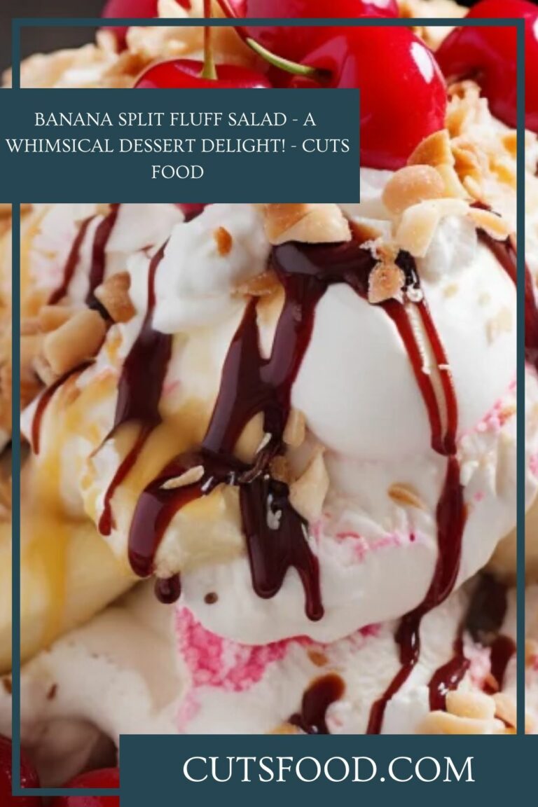 Banana Split Fluff Salad – A Whimsical Dessert Delight! – Cuts Food