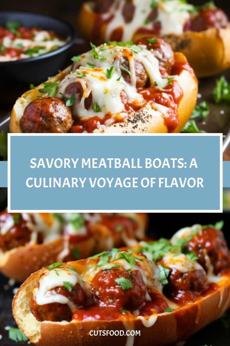 Savory Meatball Boats: A Culinary Voyage of Flavor