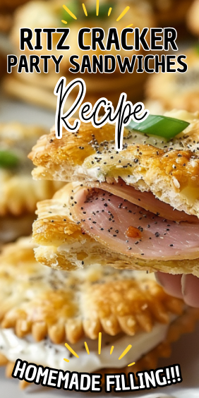 RITZ Cracker Party Sandwiches Recipe