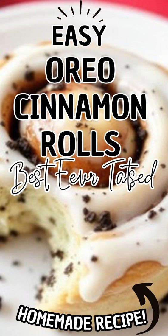 Easy Oreo Cinnamon Rolls
