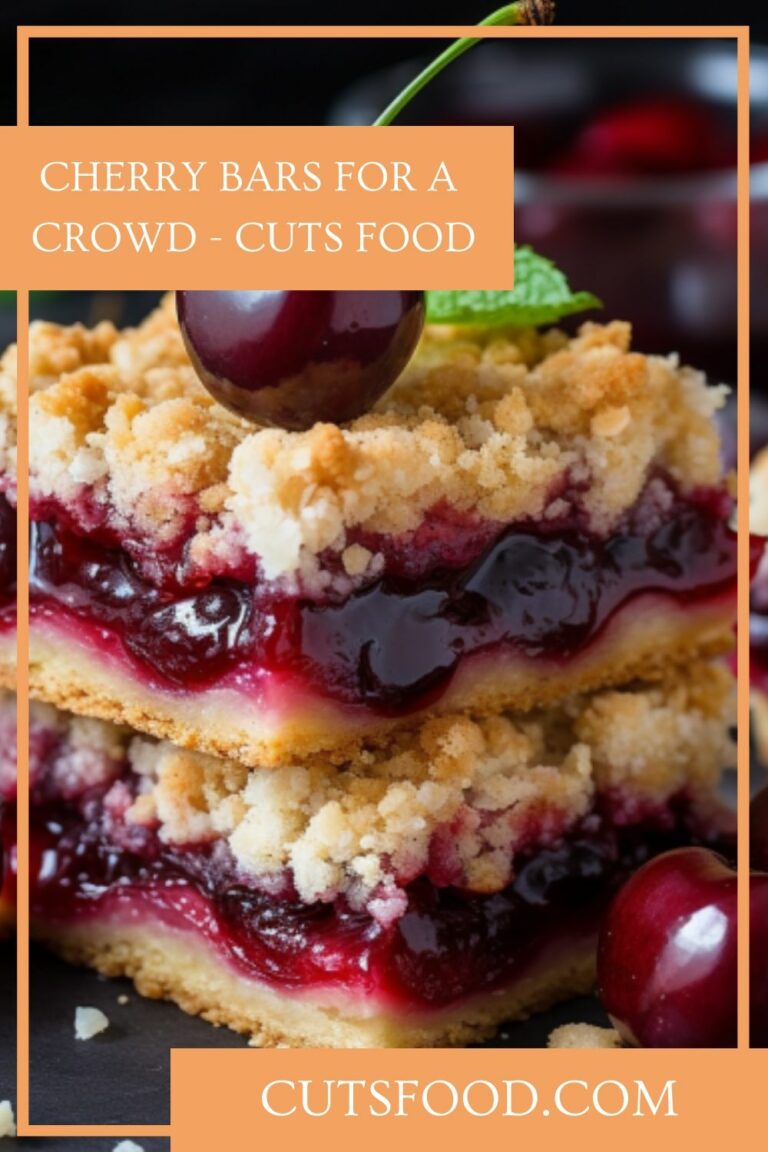 CHERRY BARS FOR A CROWD – Cuts Food