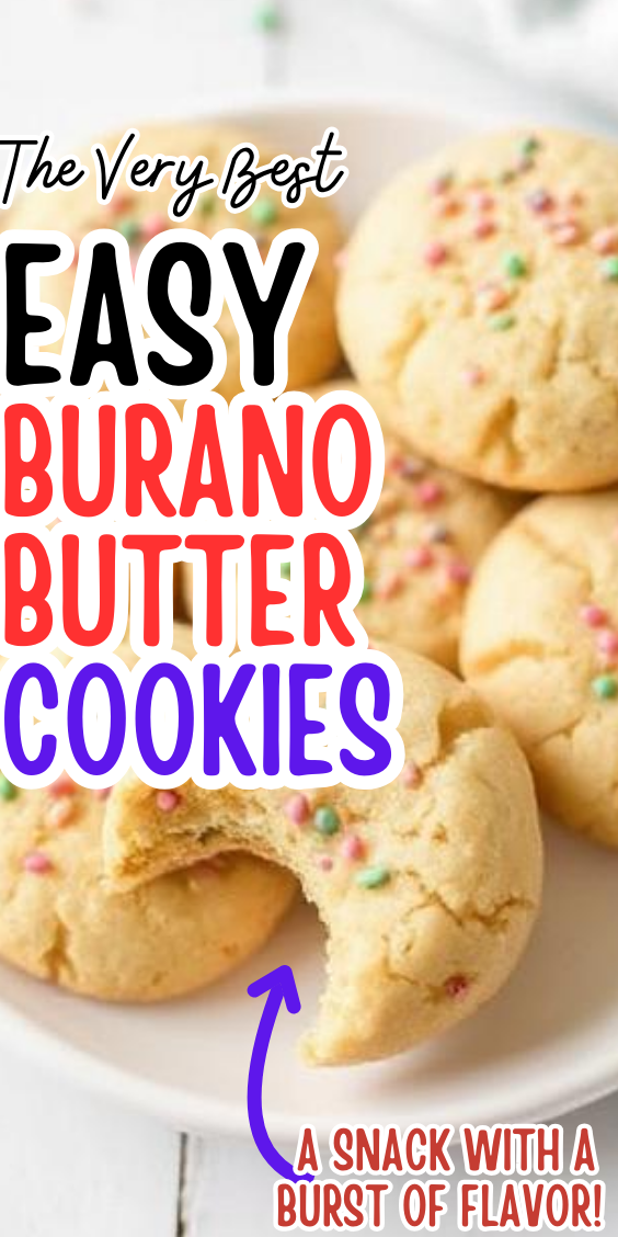 Easy Burano Butter Cookies