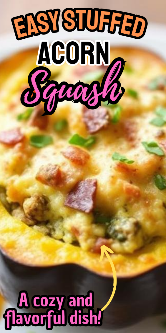 Easy Stuffed Acorn Squash