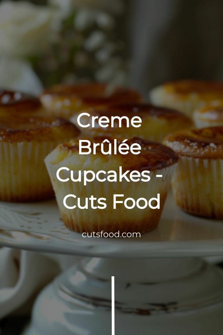 Creme Brûlée Cupcakes – Cuts Food