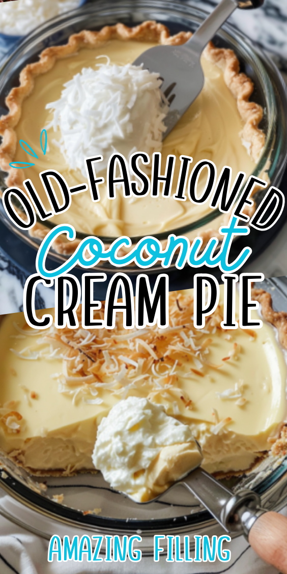 Easy Old-Fashioned Coconut Cream Pie