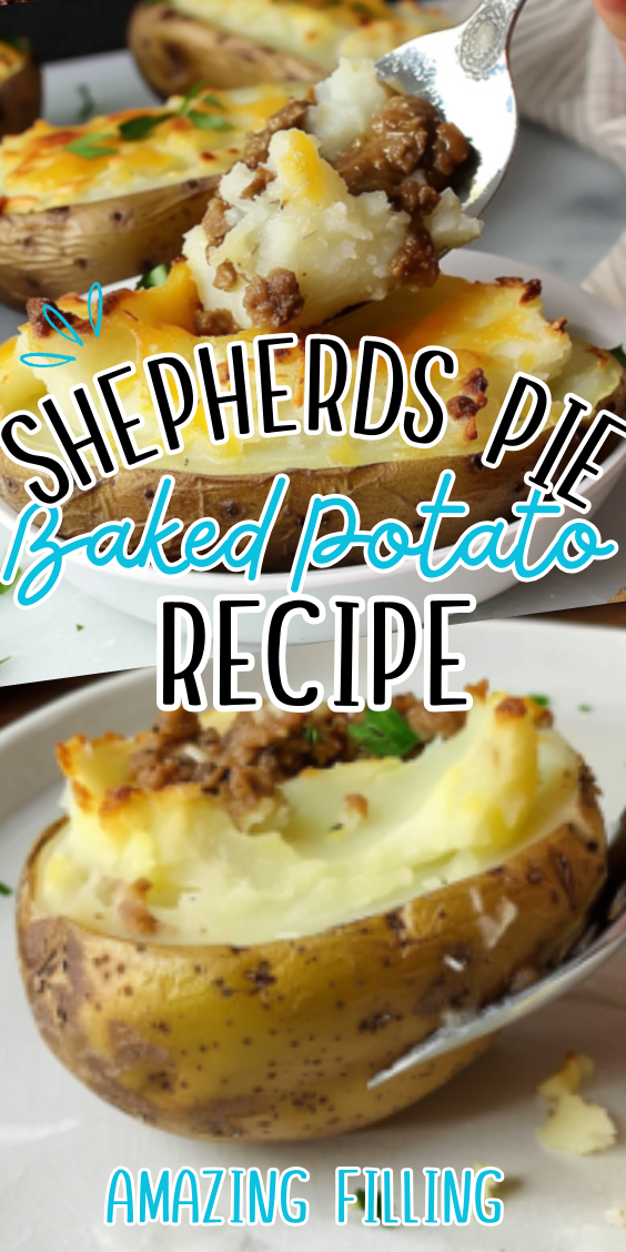 Easy Shepherds Pie Baked Potato