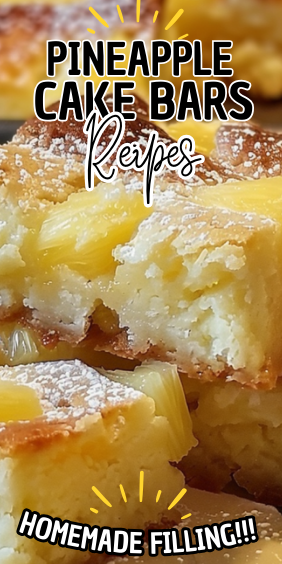 Pineapple Cake Bars