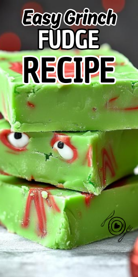 Easy Grinch Fudge