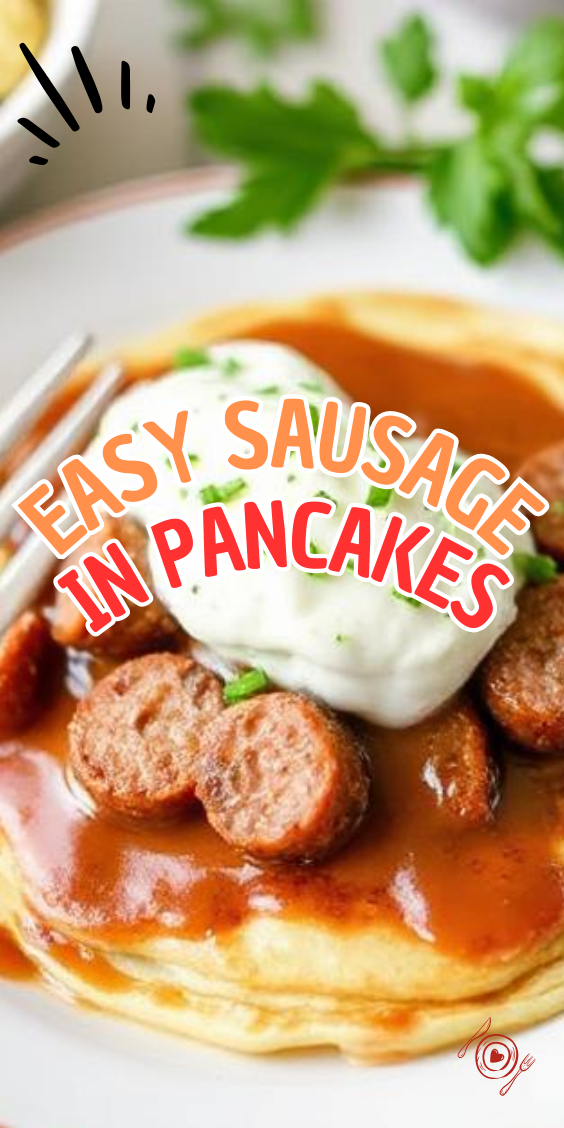 Easy Sausage in Pancakes