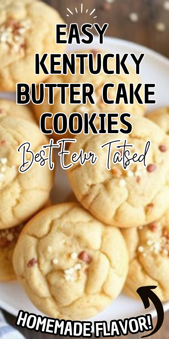 Easy Kentucky Butter Cake Cookies