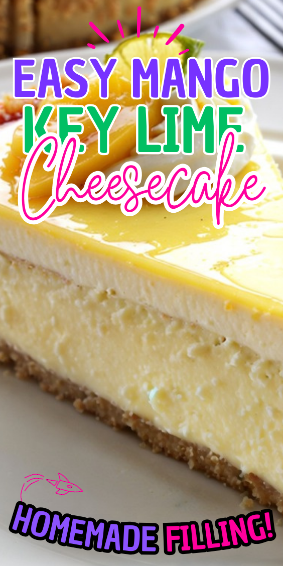 Mango Key Lime Cheesecake