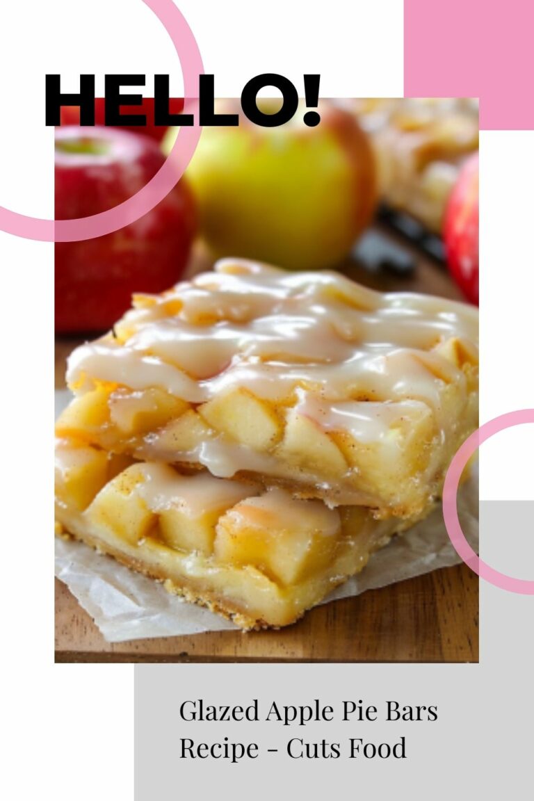 Glazed Apple Pie Bars Recipe – Cuts Food