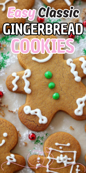 Easy Classic Gingerbread Cookies