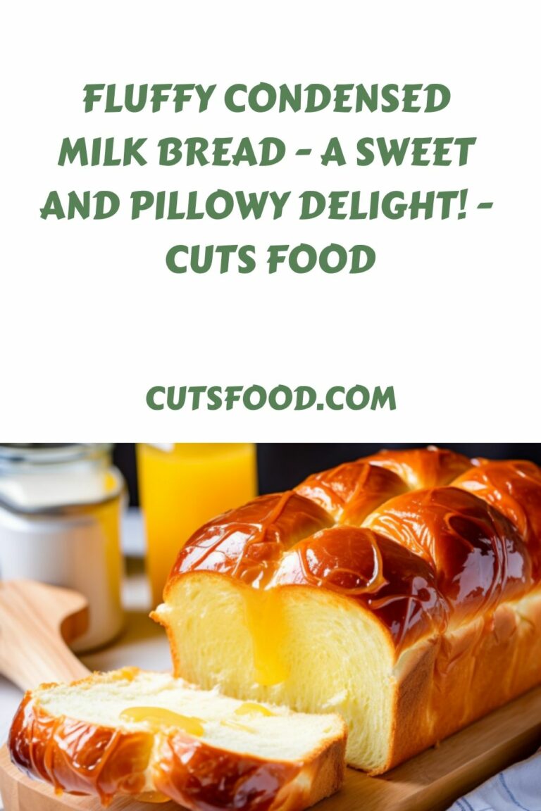 Fluffy Condensed Milk Bread – A Sweet and Pillowy Delight! – Cuts Food