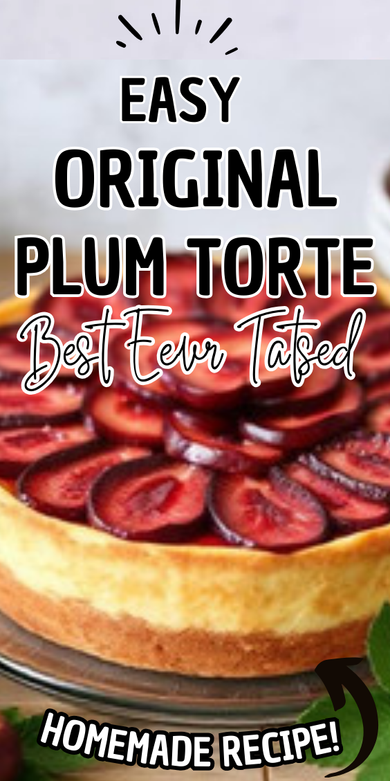 Easy Original Plum Torte