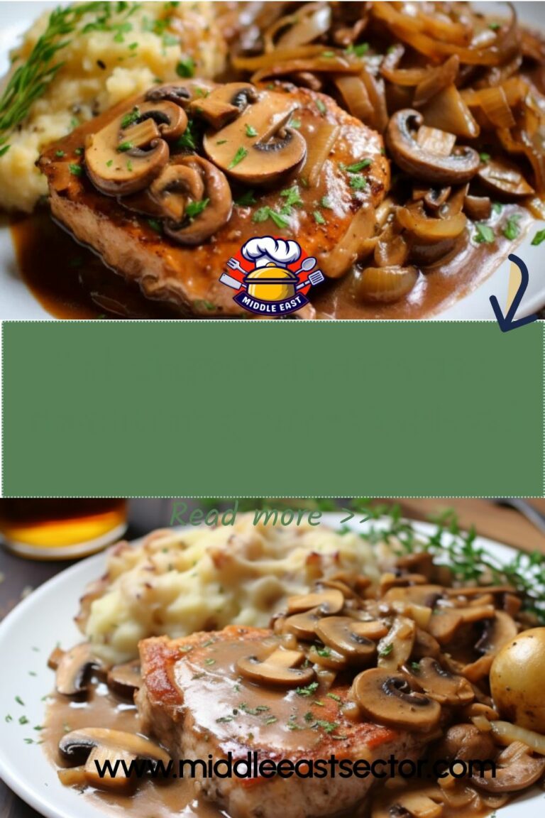 Pork chops with onion and mushroom gravy – Cuts Food
