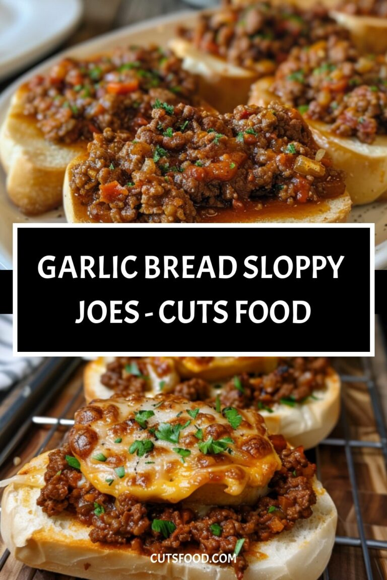 Garlic Bread Sloppy Joes – Cuts Food