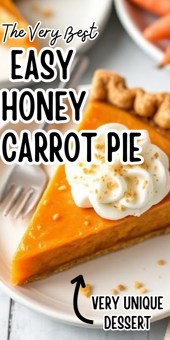 Easy Honey Carrot Pie