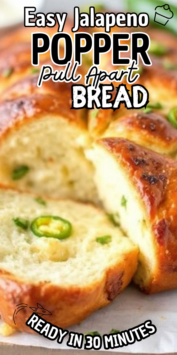 Easy Jalapeño Popper Pull-Apart Bread