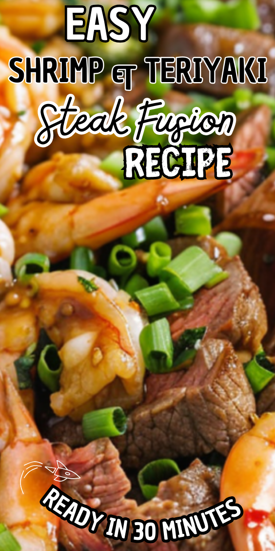 Easy Shrimp & Teriyaki Steak Fusion