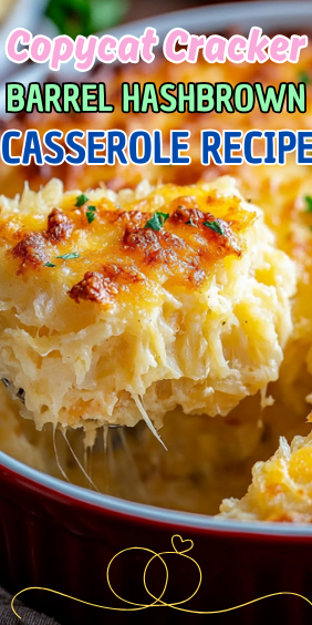 Easy Copycat Cracker Barrel Hashbrown Casserole