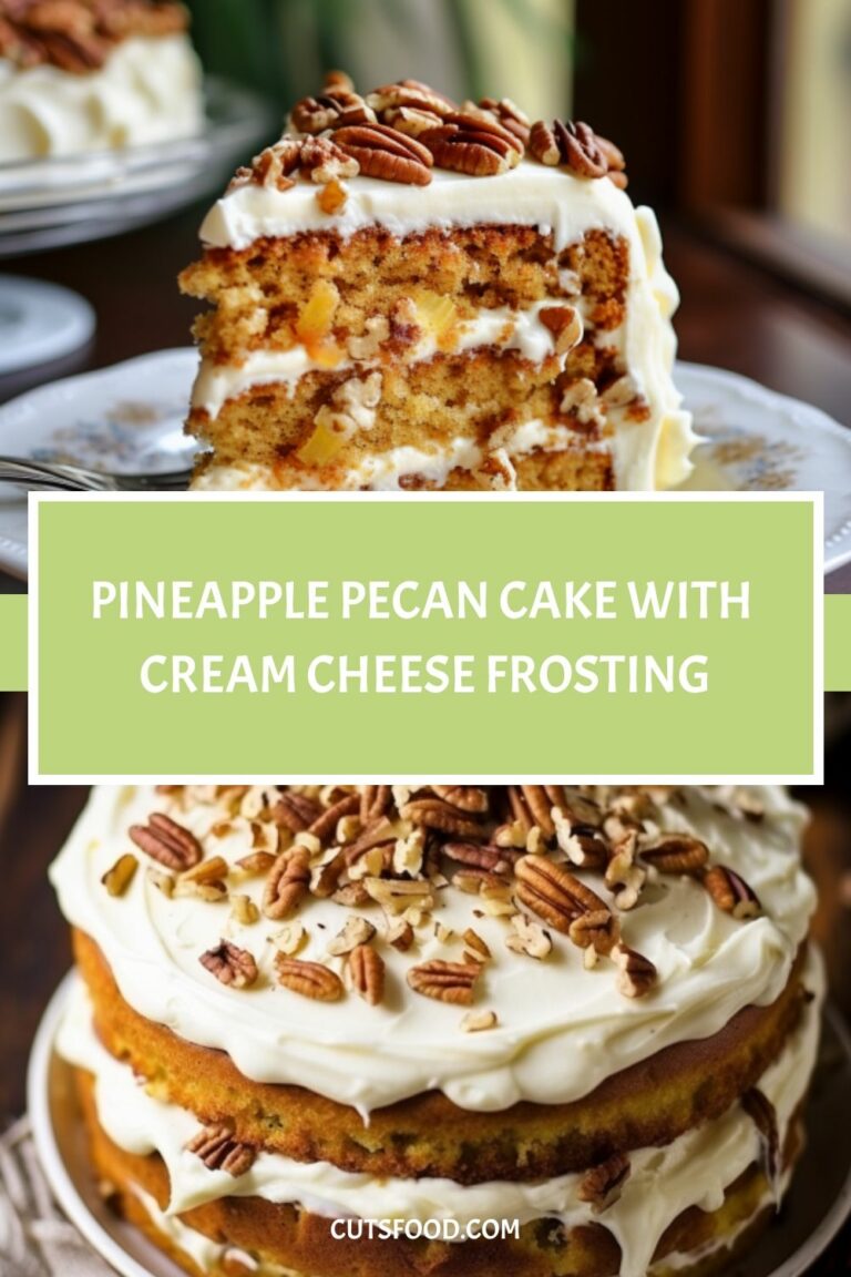 Pineapple Pecan Cake with Cream Cheese Frosting