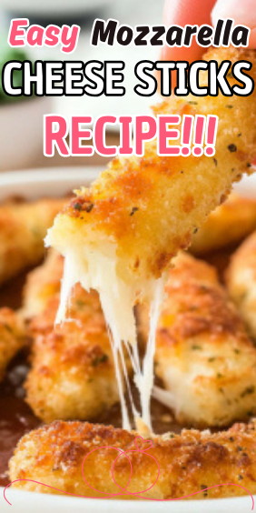 Easy Mozzarella Cheese Sticks