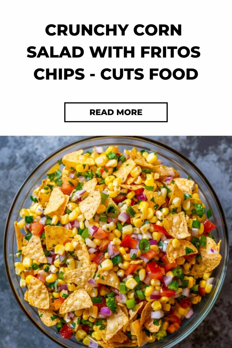 Crunchy Corn Salad with Fritos Chips – Cuts Food