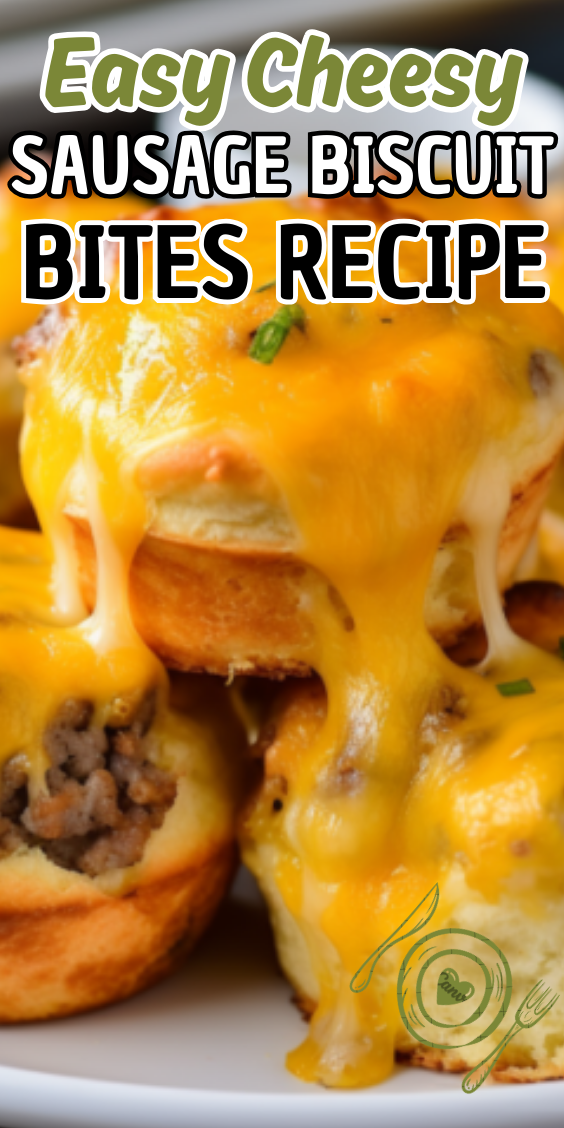 Easy Cheesy Sausage Biscuit Bites Recipe