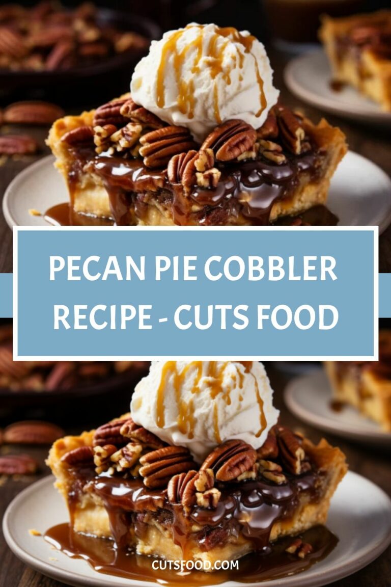 Pecan Pie Cobbler Recipe – Cuts Food