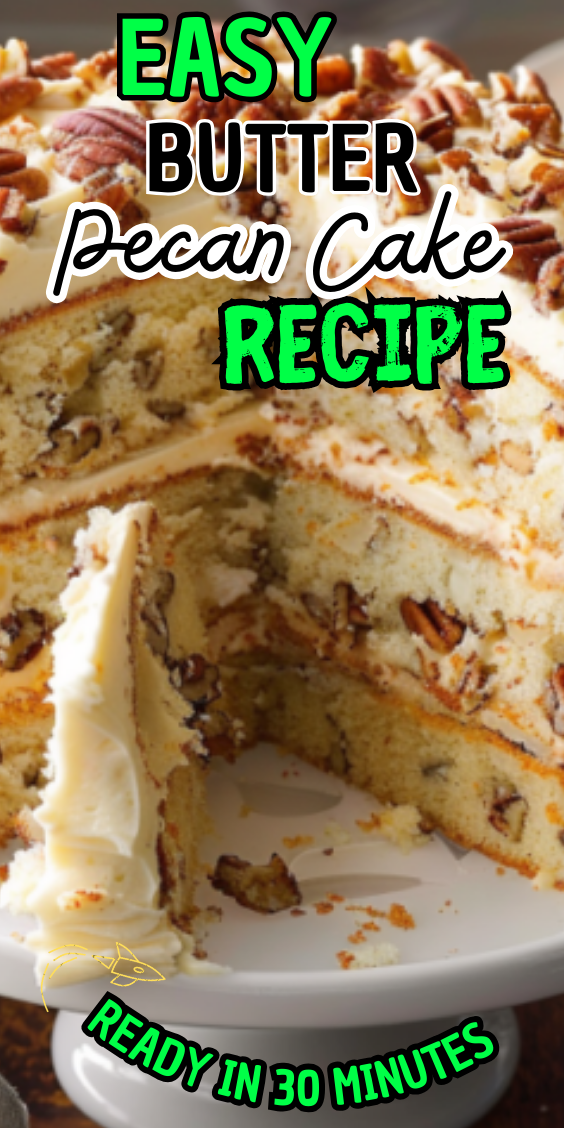 Easy Butter Pecan Cake