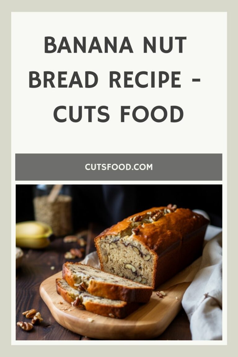 Banana Nut Bread Recipe – Cuts Food