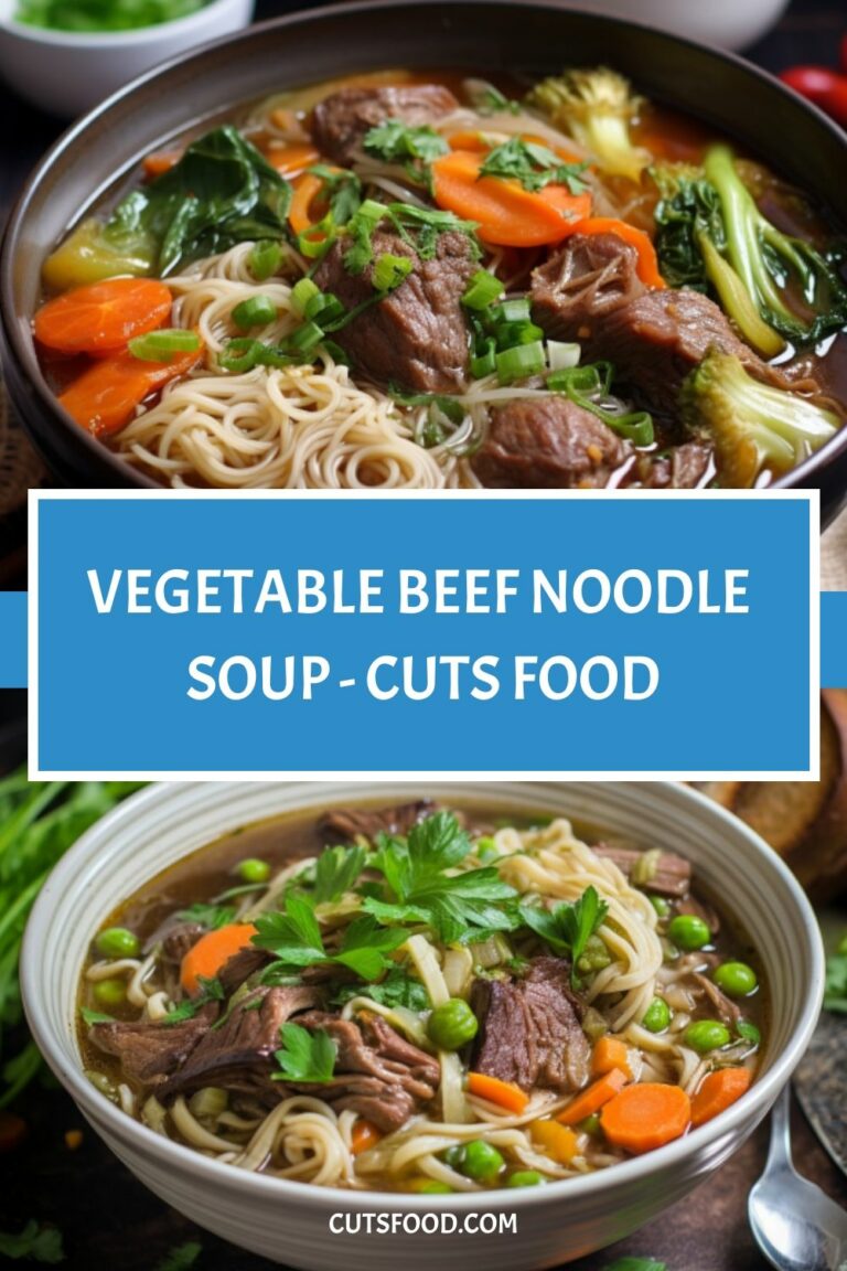 Vegetable Beef Noodle Soup – Cuts Food