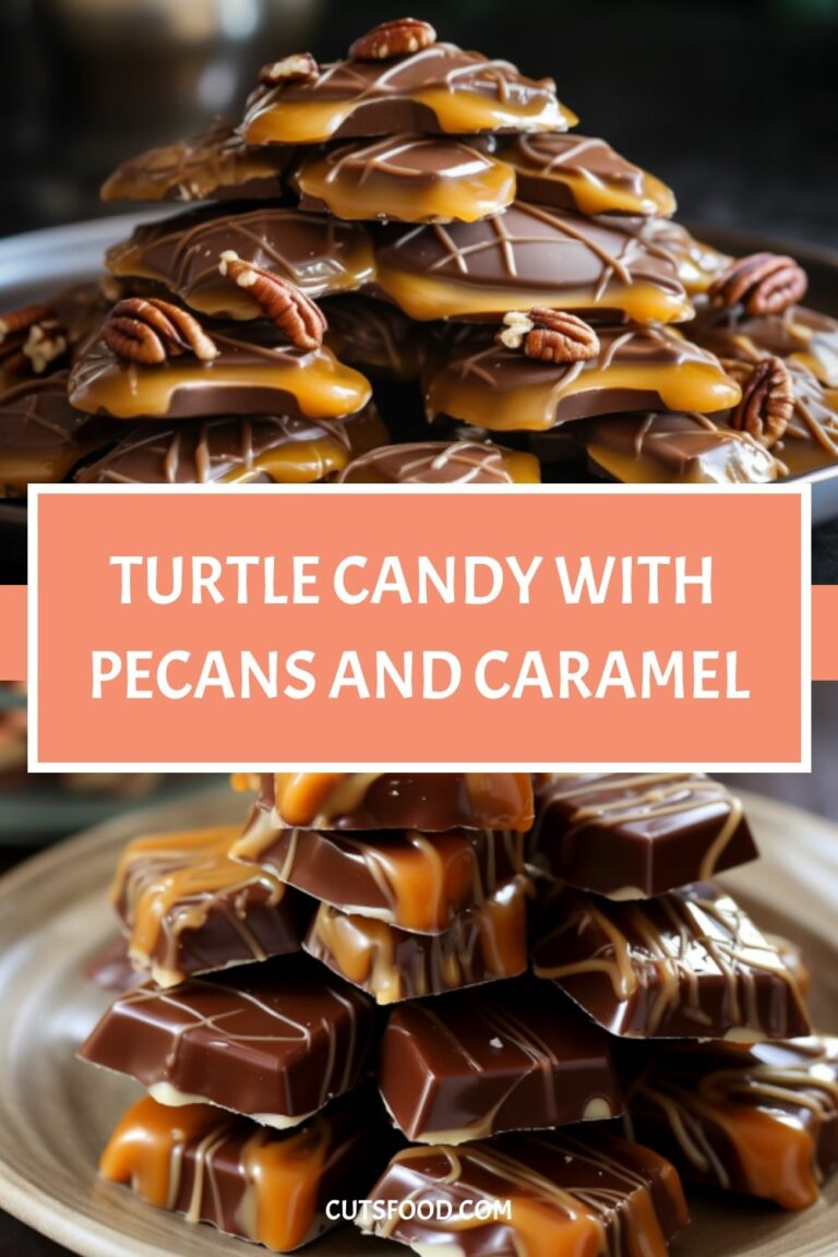 Turtle Candy with Pecans and Caramel