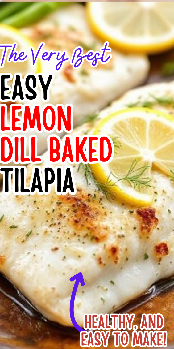 Easy Lemon Dill Baked Tilapia