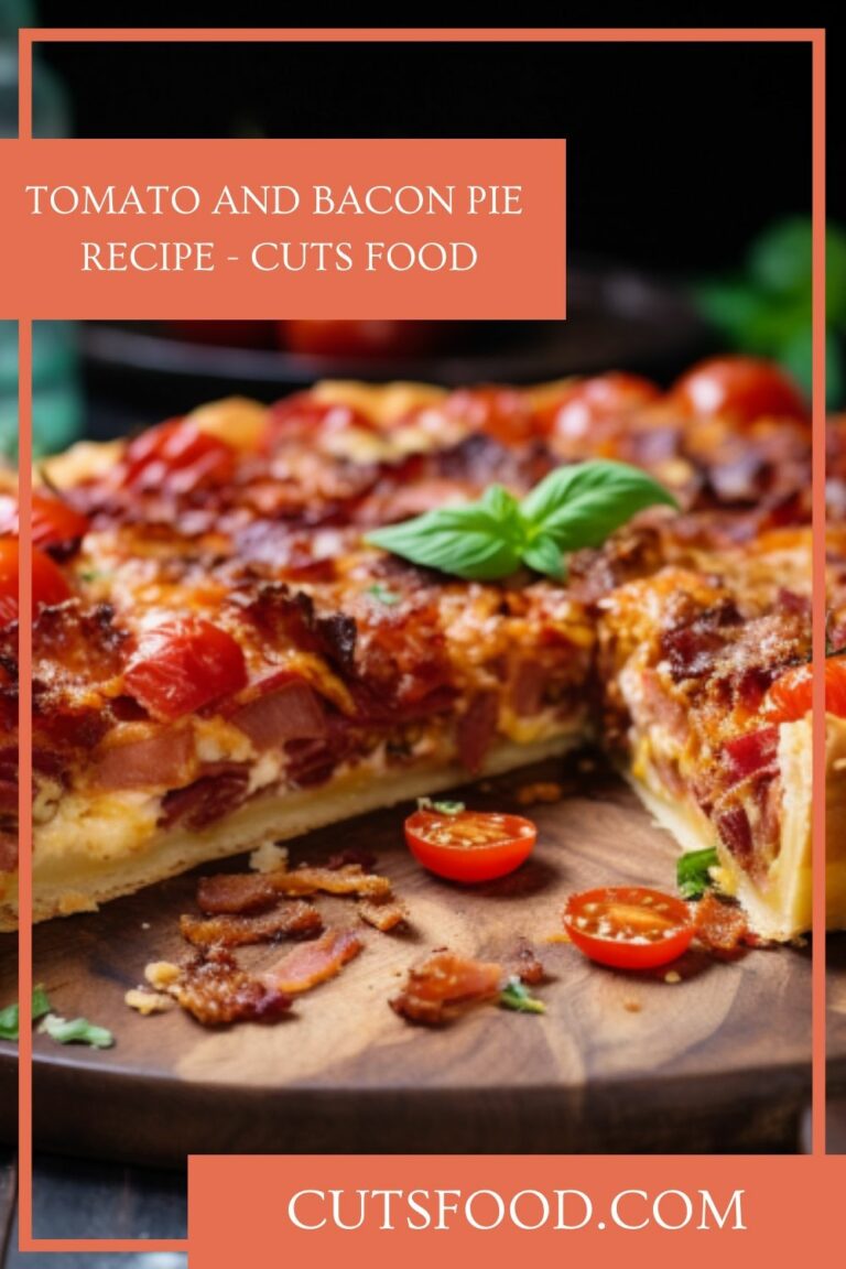 Tomato And Bacon Pie Recipe – Cuts Food