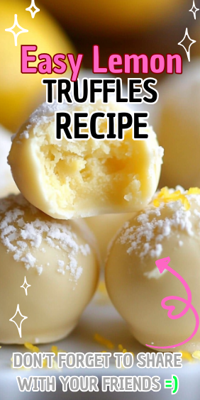 Easy Lemon Truffles Recipe