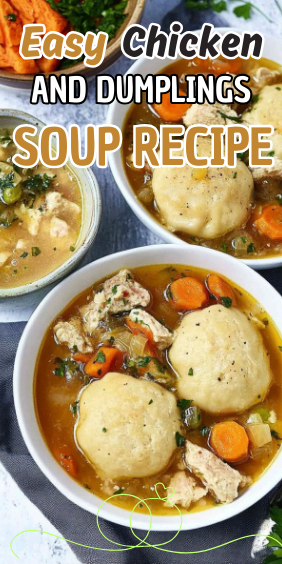 Easy Chicken And Dumplings Soup