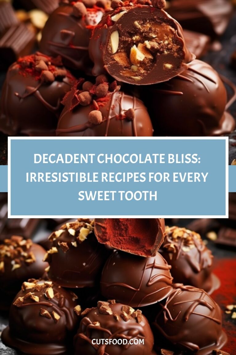 Decadent Chocolate Bliss: Irresistible Recipes for Every Sweet Tooth