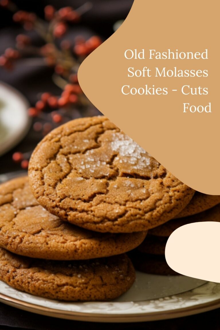 Old Fashioned Soft Molasses Cookies – Cuts Food