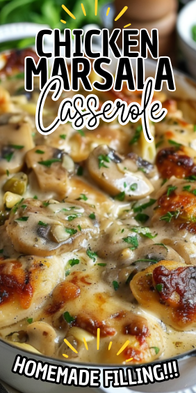 Chicken Marsala Casserole