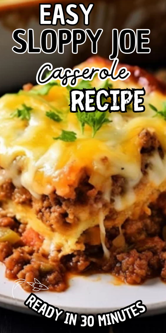 Easy Sloppy Joe Casserole