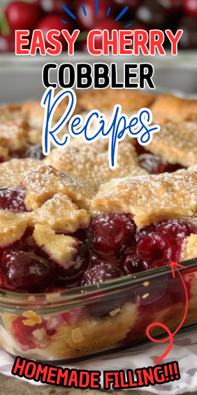 Easy Cherry Cobbler Recipe