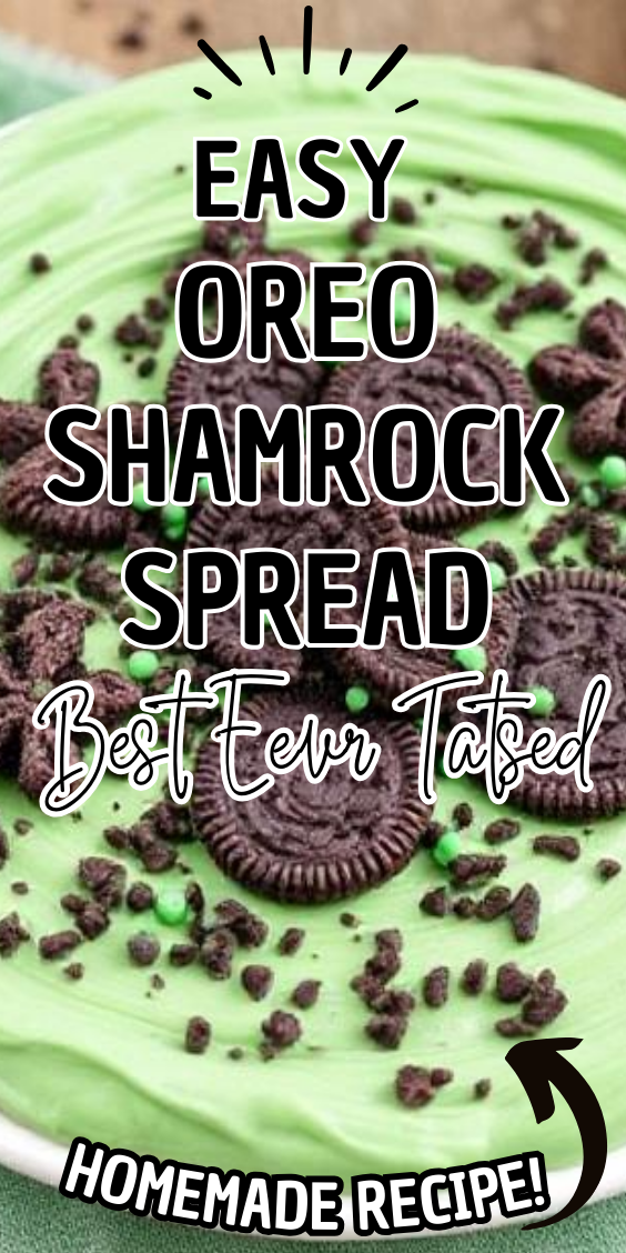 Easy Oreo Shamrock Spread